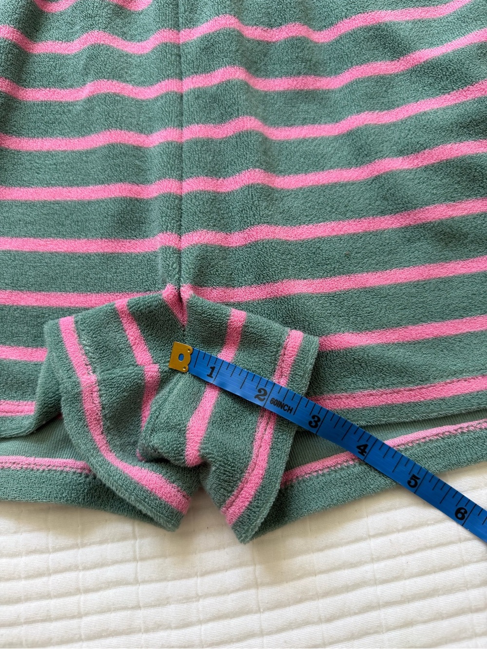Beach Riot Rayah Short in Sage Bloom Stripe - Picture 6 of 6